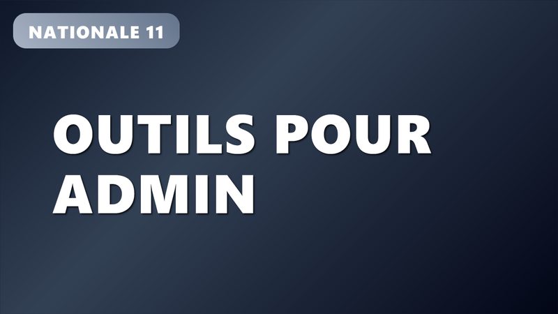 Outils pour Admin