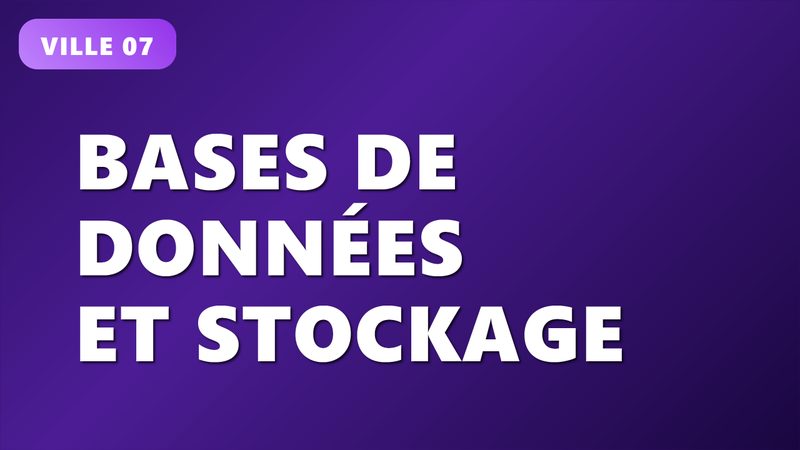 Bases de Données et Stockage